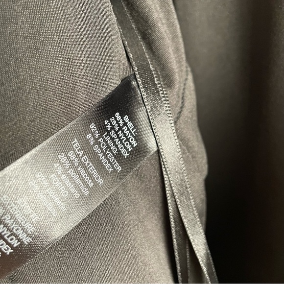 WHITE HOUSE BLACK MARKET COLOR BLOCK SHEATH DRESS | Black / Multi | Size 6 - Picture 5 of 5